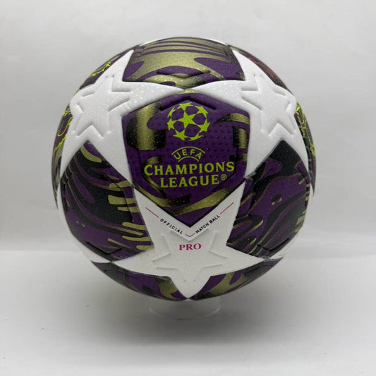 Balón Adidas UEFA Champions League Budapest 2026 Final (Blanco, Morado y Dorado)