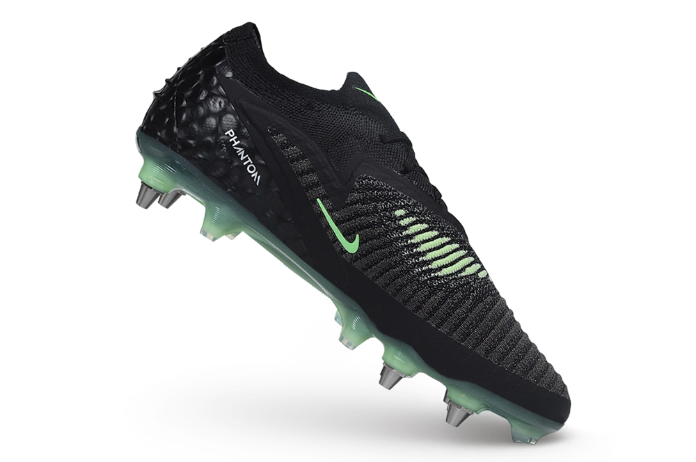 Tacos de Fútbol Nike Phantom GX 2 Elite SG - Negro / Verde (Césped Natural / Soft Ground)