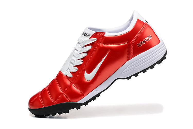 Tenis de Fútbol Nike Total 90 TF - Rojo / Blanco (Césped Sintético / Turf)