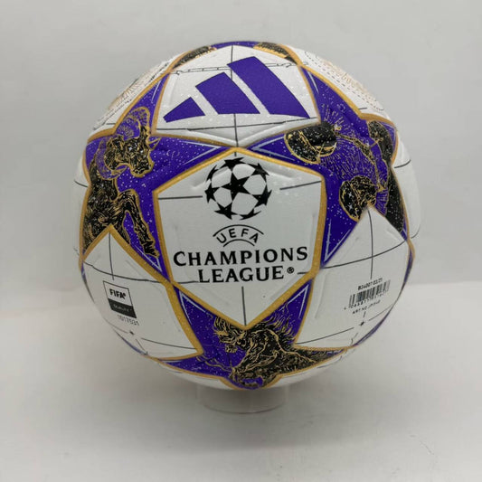 Balón Adidas UEFA Champions League 2025/2026 (Blanco, Morado y Dorado)