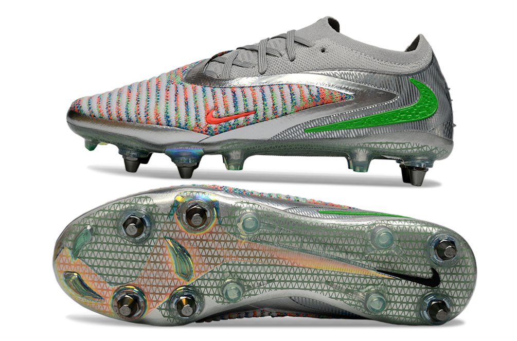 Tacos de Fútbol Nike Phantom GX 2 Elite SG - Gris / Multicolor (Césped Natural / Soft Ground)