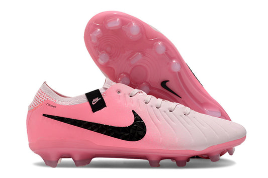 Tacos de Fútbol Nike Tiempo Legend 9 Elite FG - Rosa y Negro (Césped Natural / Firm Ground)