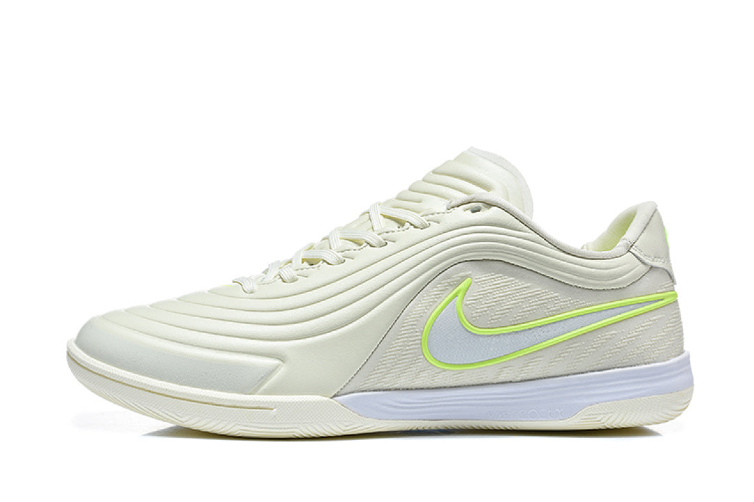 Tenis de Fútbol Nike Tiempo IC - Blanco / Verde Limón (Césped Interior / Futsal)