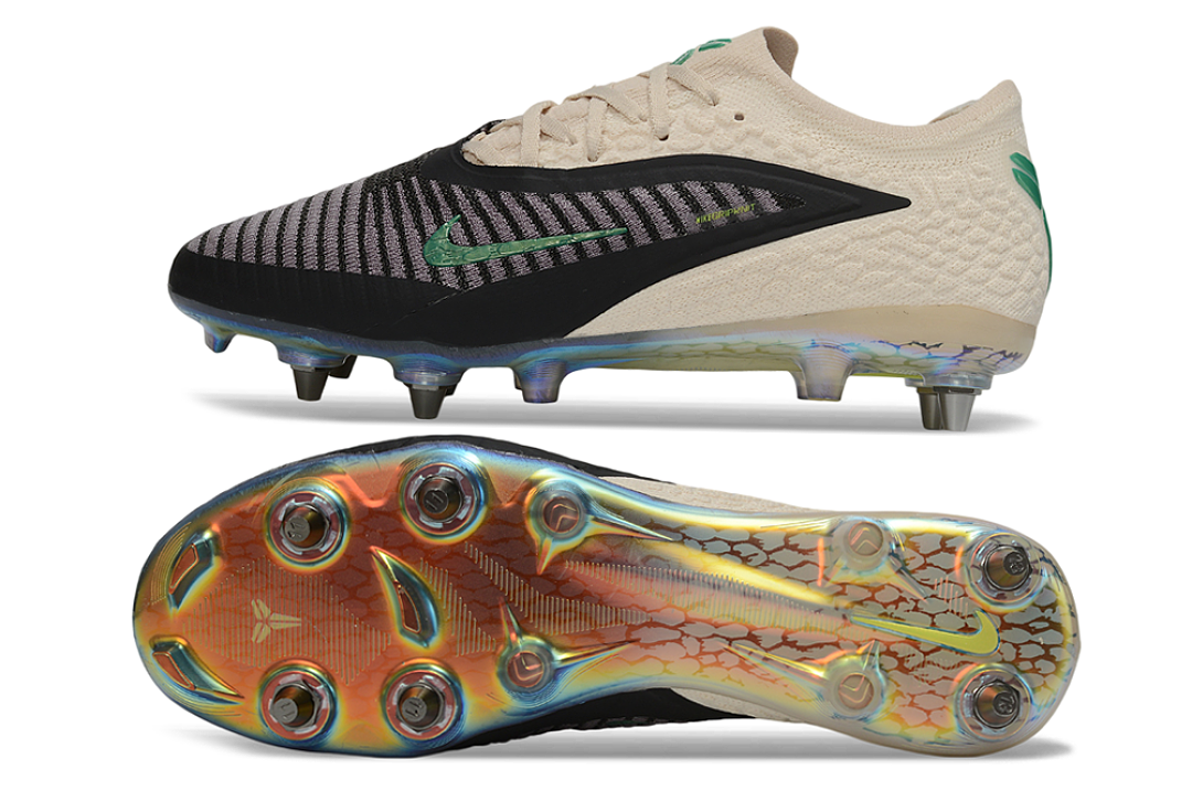 Tacos de Fútbol Nike Phantom GX 2 Elite SG - Beige / Negro (Césped Natural / Soft Ground)