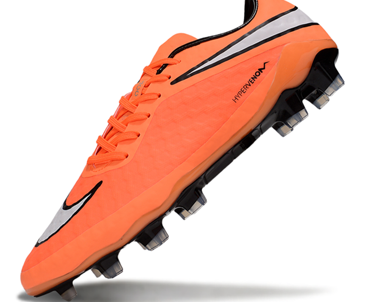 Tacos de Fútbol Nike Hypervenom Phantom FG - Naranja / Negro (Césped Natural / Firm Ground)