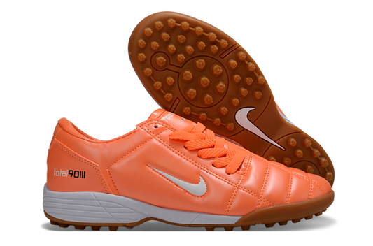 Tenis de Fútbol Nike Total 90 TF - Naranja / Blanco (Césped Sintético / Turf)