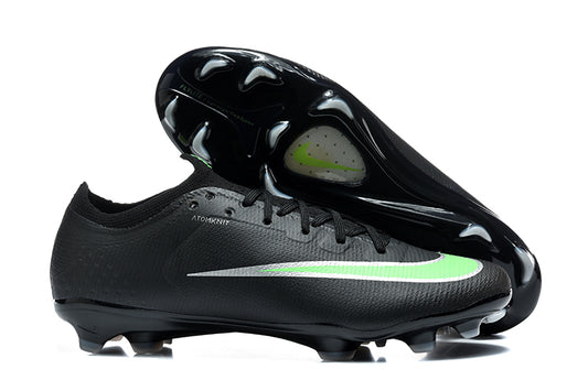Tacos de Fútbol Nike Mercurial Vapor 17 Elite FG - Negro, Plateado y Verde (Césped Natural)
