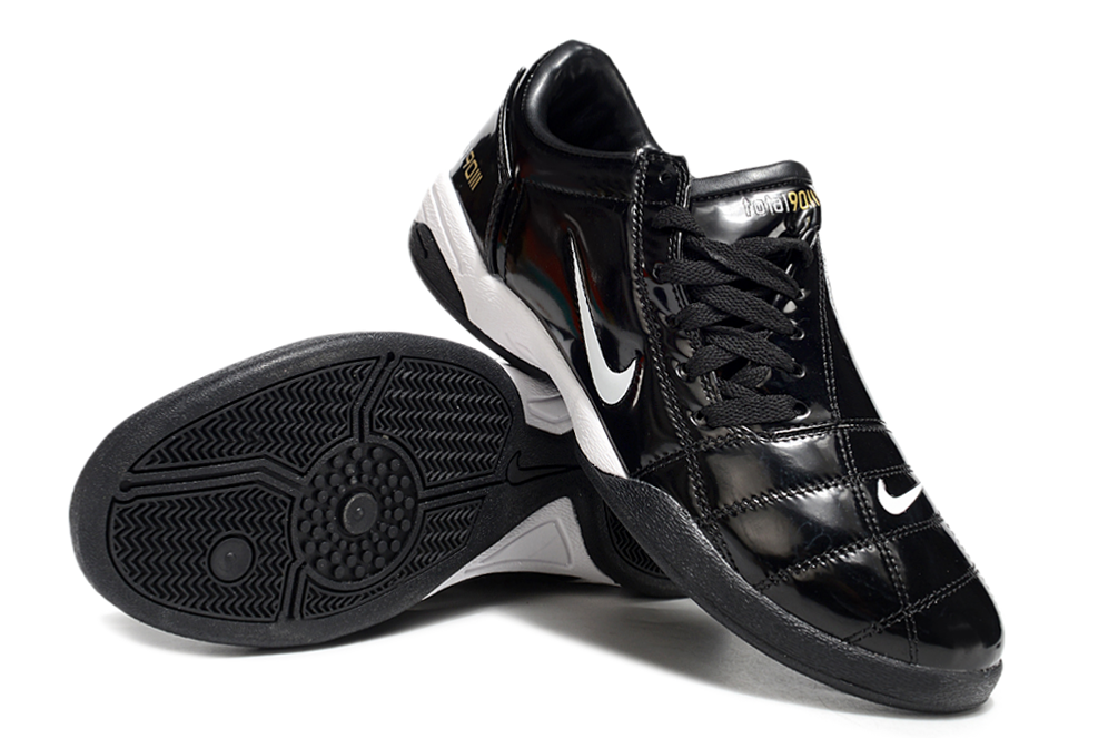Tenis de Fútbol Nike Total 90 IC - Negro / Blanco (Césped Interior / Futsal)