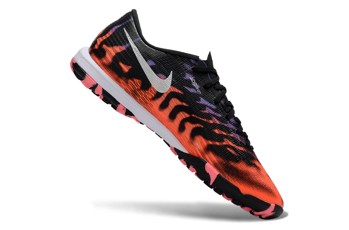 Tenis de Fútbol Nike Mercurial Vapor Academy TF - Negro, Naranja, Morado y Rosado (Sintético / Turf)