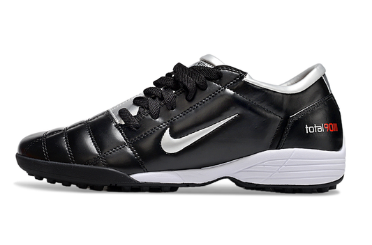 Tenis de Fútbol Nike Total 90 TF - Negro / Plata (Césped Sintético / Turf)