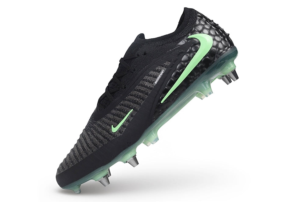 Tacos de Fútbol Nike Phantom GX 2 Elite SG - Negro / Verde (Césped Natural / Soft Ground)