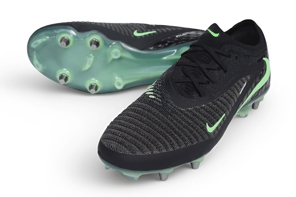Tacos de Fútbol Nike Phantom GX 2 Elite SG - Negro / Verde (Césped Natural / Soft Ground)
