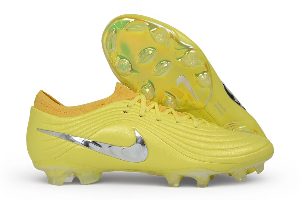 Tacos de Fútbol Nike Tiempo Maestro FG - Amarillo / Plateado (Césped Natural / Firm Ground)