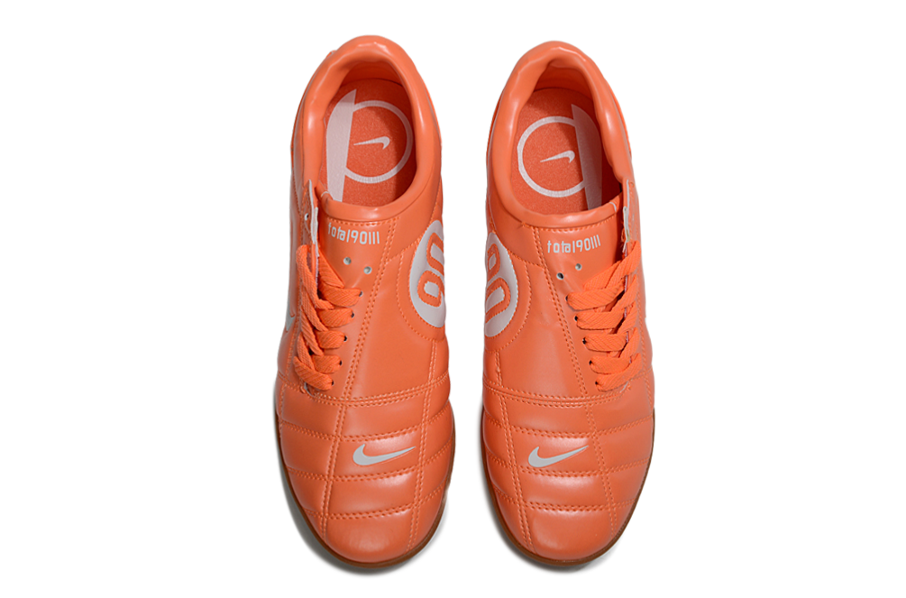 Tenis de Fútbol Nike Total 90 TF - Naranja / Blanco (Césped Sintético / Turf)