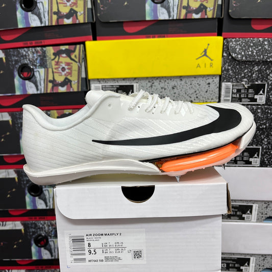Spikes Nike Air Zoom MaxFly 2 (Blanco y Negro / Prototype)