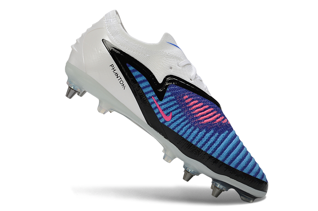 Tacos de Fútbol Nike Phantom GX 2 Elite SG - Blanco / Azul (Césped Natural / Soft Ground)