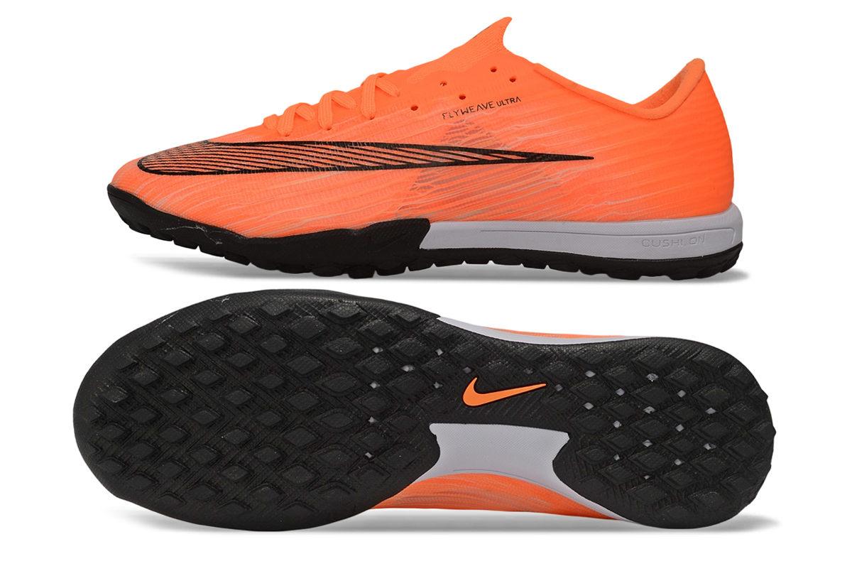 Tenis de Fútbol Nike Mercurial Vapor Academy TF - Naranja y Negro (Sintético / Turf)