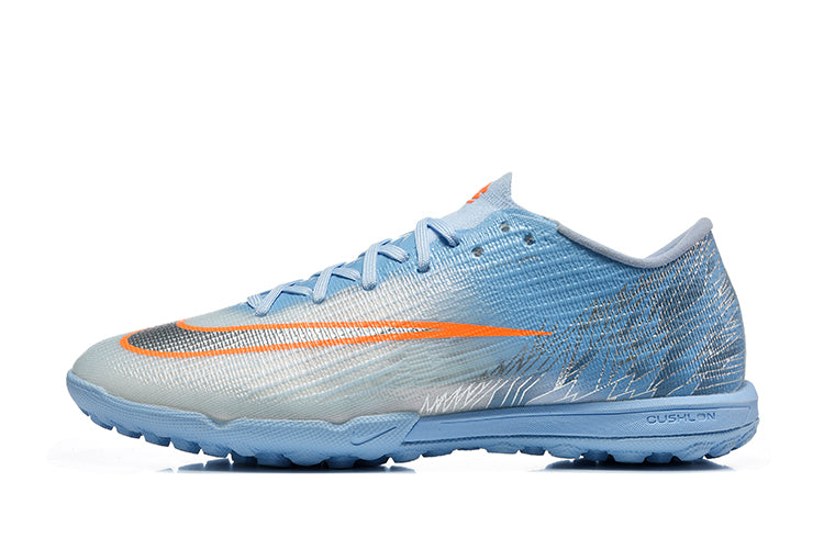 Tenis de Fútbol Nike Mercurial Vapor Academy TF - Azul Claro y Naranja (Sintético / Turf)