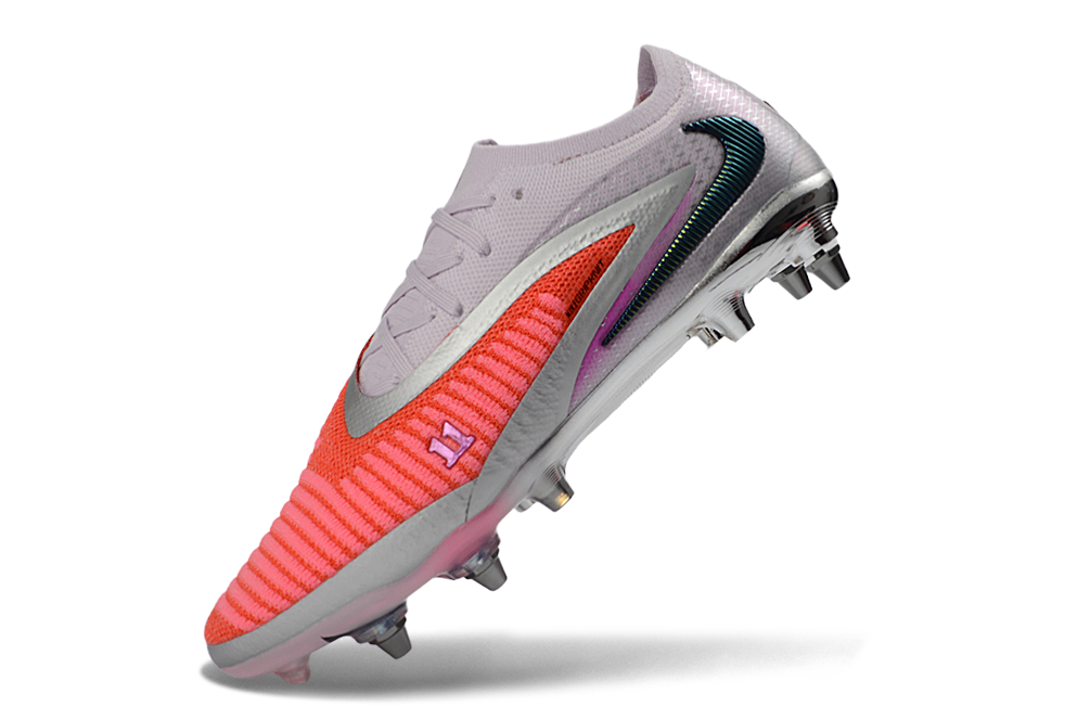 Tacos de Fútbol Nike Phantom GX 2 Elite SG - Plateado / Naranja (Césped Natural / Soft Ground)