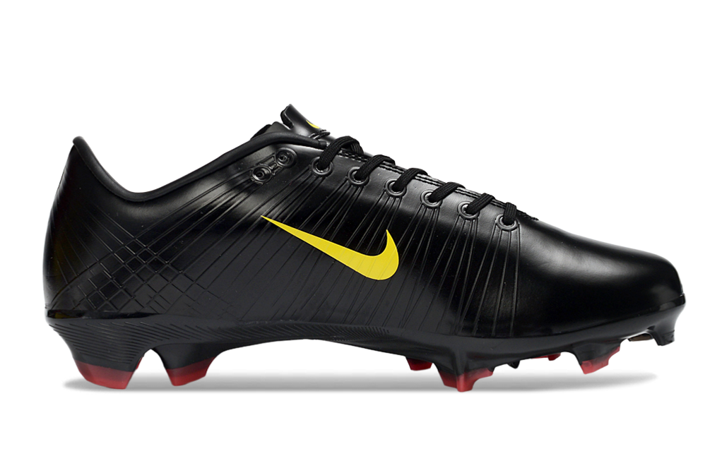 Tacos de Fútbol Nike Mercurial FG - Negro / Amarillo (Césped Natural / Firm Ground)