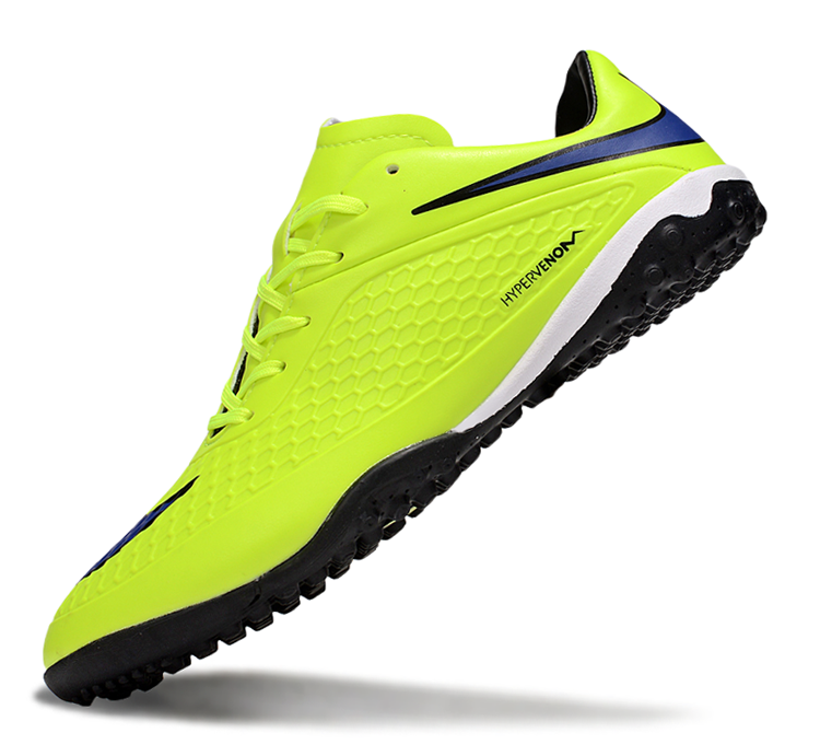 Tenis de Fútbol Nike Hypervenom Phantom TF - Amarillo / Azul (Césped Sintético / Turf)