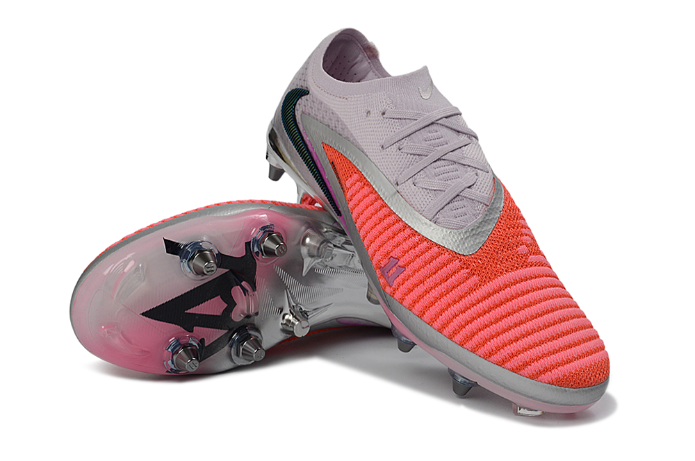 Tacos de Fútbol Nike Phantom GX 2 Elite SG - Plateado / Naranja (Césped Natural / Soft Ground)