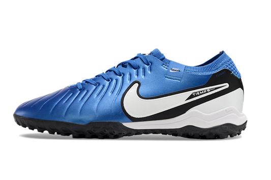 Tenis de Fútbol Nike Tiempo Legend 9 Pro TF - Azul, Blanco y Negro (Sintético / Turf)