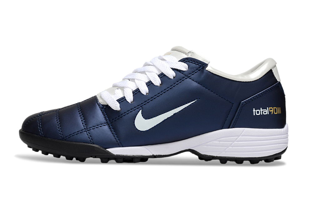 Tenis de Fútbol Nike Total 90 TF - Azul / Blanco (Césped Sintético / Turf)