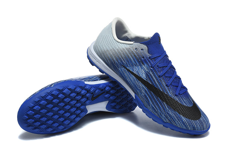 Tenis de Fútbol Nike Mercurial Vapor Academy TF - Azul, Blanco y Negro (Sintético / Turf)