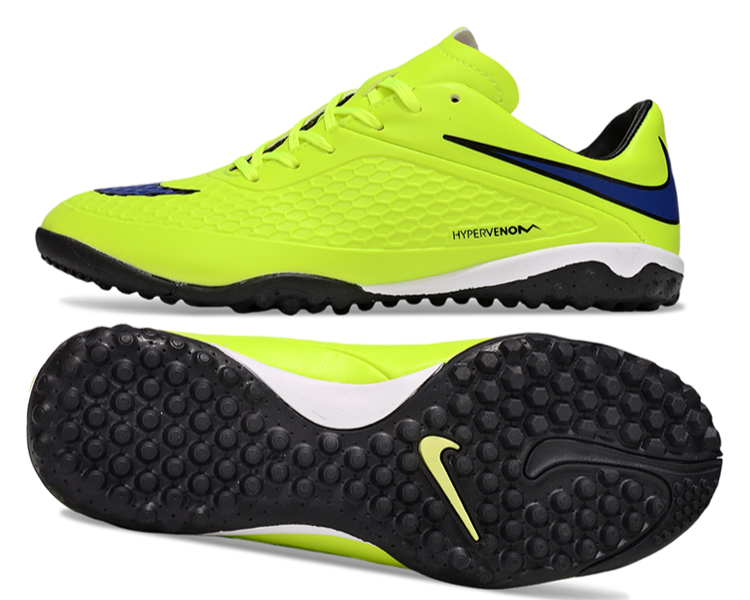 Tenis de Fútbol Nike Hypervenom Phantom TF - Amarillo / Azul (Césped Sintético / Turf)