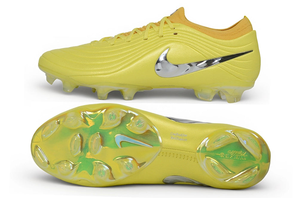 Tacos de Fútbol Nike Tiempo Maestro FG - Amarillo / Plateado (Césped Natural / Firm Ground)