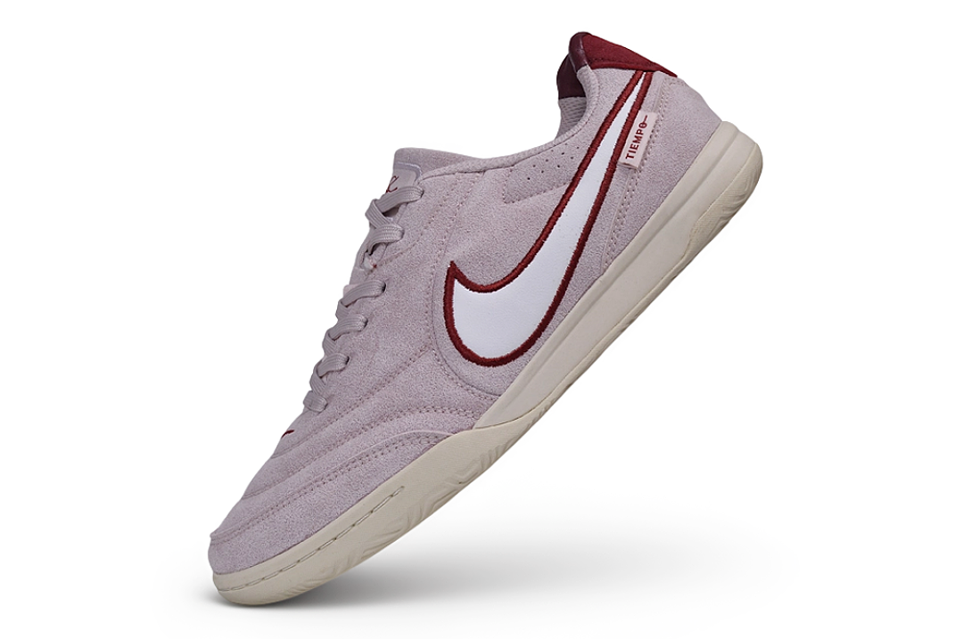 Tenis de Fútbol Nike Tiempo IC - Rosa / Blanco (Césped Interior / Futsal)