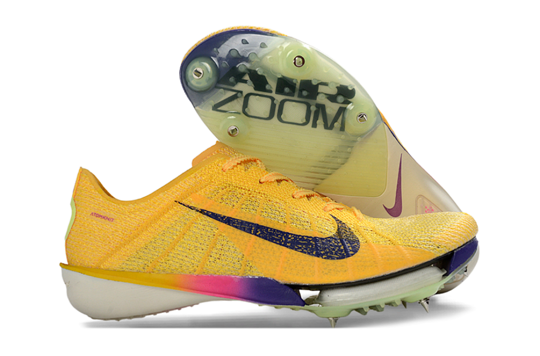 Spikes Nike Air Zoom Victory 2 (Amarillo, Fucsia y Morado)