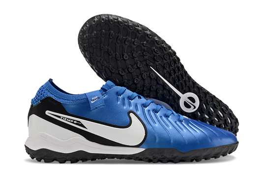 Tenis de Fútbol Nike Tiempo Legend 9 Pro TF - Azul, Blanco y Negro (Sintético / Turf)