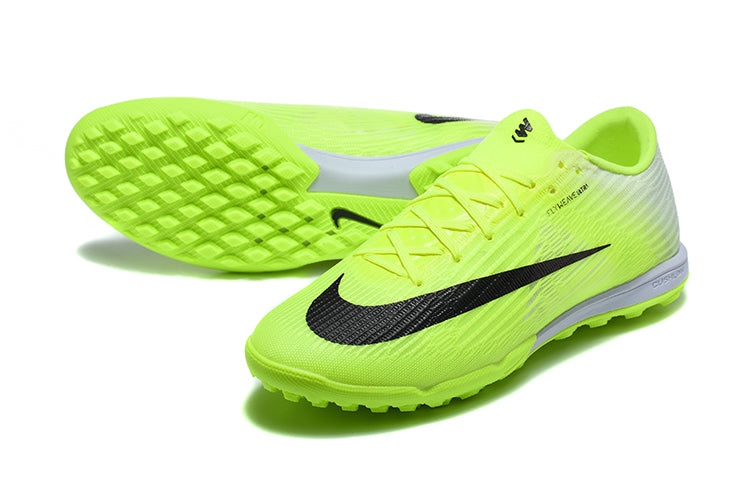 Tenis de Fútbol Nike Mercurial Vapor Academy TF - Verde Lima y Negro (Sintético / Turf)