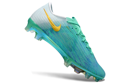 Tacos de Fútbol Nike Mercurial Vapor 17 Elite FG - Verde Menta, Blanco y Dorado (Césped Natural)
