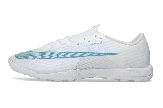Tenis de Fútbol Nike Mercurial Vapor - Blanco y Turquesa (Sintético / Turf)