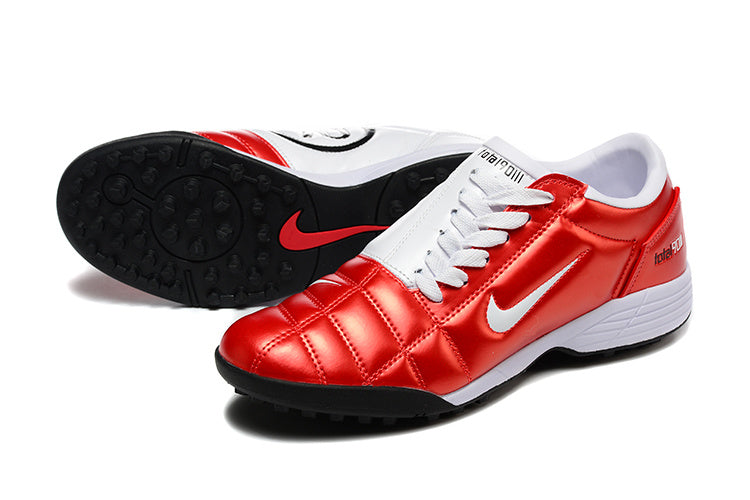 Tenis de Fútbol Nike Total 90 TF - Rojo / Blanco (Césped Sintético / Turf)