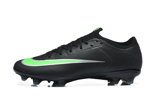 Tacos de Fútbol Nike Mercurial Vapor 17 Elite FG - Negro, Plateado y Verde (Césped Natural)