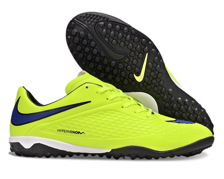 Tenis de Fútbol Nike Hypervenom Phantom TF - Amarillo / Azul (Césped Sintético / Turf)