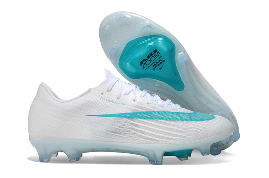 Tacos de Fútbol Nike Mercurial Vapor 17 Elite FG - Blanco y Turquesa (Césped Natural)