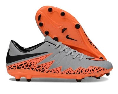 Tacos de Fútbol Nike Hypervenom Phantom II FG - Gris / Naranja (Césped Natural / Firm Ground)