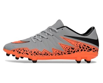 Tacos de Fútbol Nike Hypervenom Phantom II FG - Gris / Naranja (Césped Natural / Firm Ground)