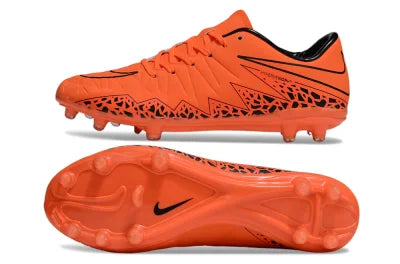 Tacos de Fútbol Nike Hypervenom Phantom II FG - Naranja / Negro (Césped Natural / Firm Ground)