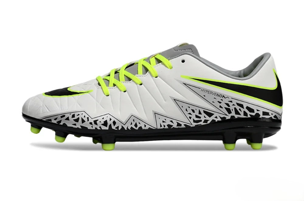 Tacos de Fútbol Nike Hypervenom Phantom II FG - Gris / Amarillo (Césped Natural / Firm Ground)