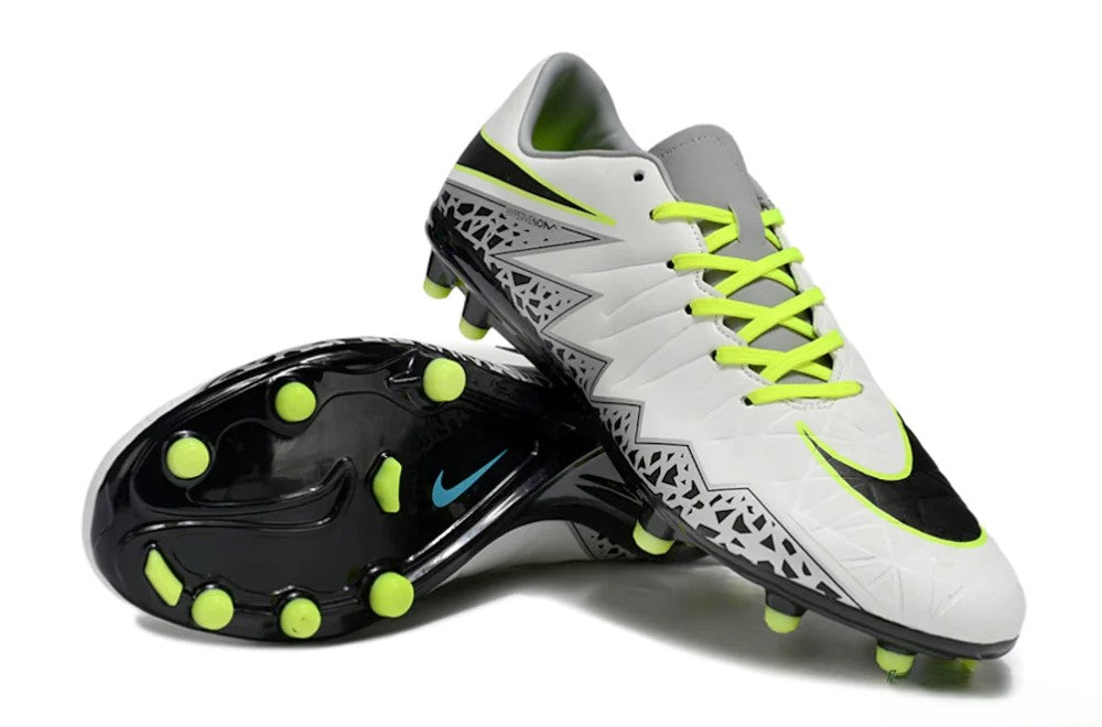 Tacos de Fútbol Nike Hypervenom Phantom II FG - Gris / Amarillo (Césped Natural / Firm Ground)