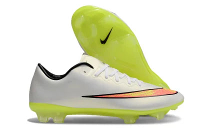 Tacos de Fútbol Nike Mercurial Vapor 10 FG - Blanco / Amarillo (Césped Natural / Firm Ground)
