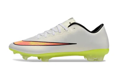Tacos de Fútbol Nike Mercurial Vapor 10 FG - Blanco / Amarillo (Césped Natural / Firm Ground)