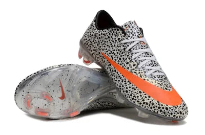 Tacos de Fútbol Nike Mercurial Vapor 10 FG - Blanco / Negro / Naranja (Césped Natural / Firm Ground)