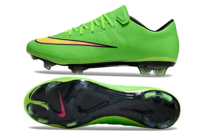 Tacos de Fútbol Nike Mercurial Vapor 10 FG - Verde / Rosado (Césped Natural / Firm Ground)